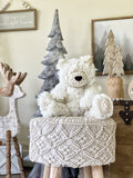ClaraLoo White Polar Bear Plush
