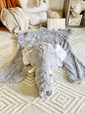 Large Elephant Rug for Safari Nursery