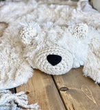 White Polar Bear Rug