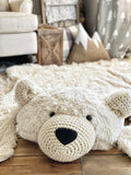 Large Polar Bear Rug