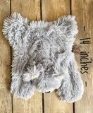 Brown Bear Lovey Security Blanket